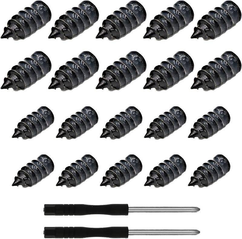 lot 67523 image: Tire Repair Kit with Plugs - Tire Repair Rubber Nails Tire Screw Plug Emergency Tire Fixing Tire Repair Kits, Quick Tire Puncture Repair for Motorcycle Bike Truck 20PCS
