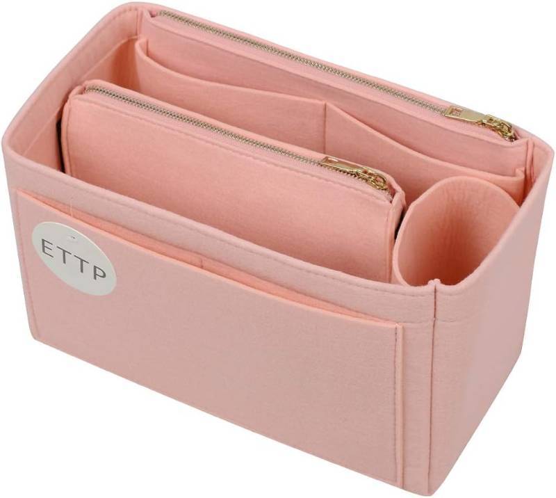 lot 67734 image: Purse Organizer, Felt Bag Organizer Insert Purse Organizer For LV Speedy, Neverfull, Tote, Handbag,Shape MISSING REMOVABLE WALLET