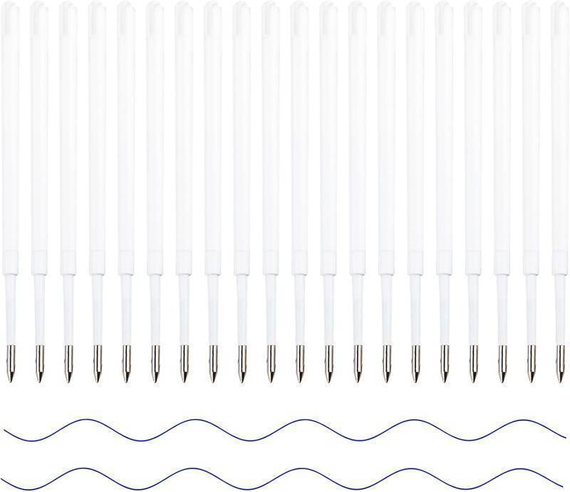 lot 67507 image: Big Fat Pen Refill 20pcs Ballpoint Refills - Smooth Writing, 1mm, Compatible with Big Fat Pen