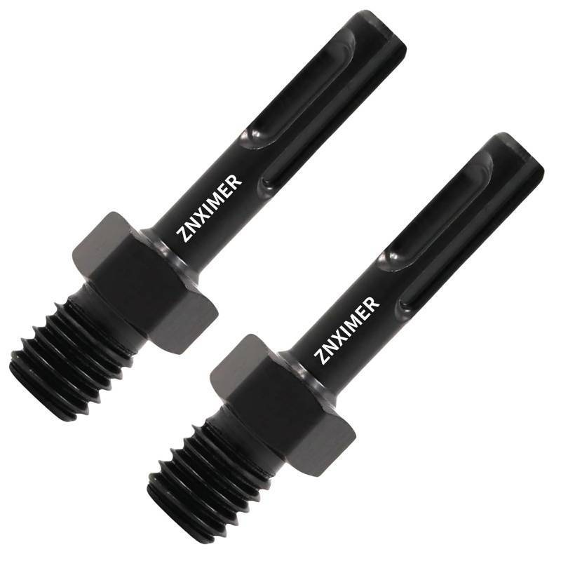 lot 69063 image: Core Drill Bit Adapter 58-11 Thread Male to SDS Plus Shank for SDS Plus Drills (SDS Adapter 58-11 (2pcs))