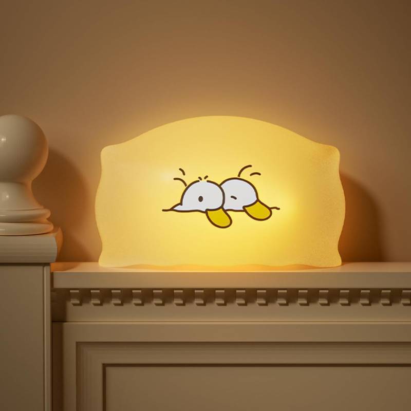 lot 69661 image: Dealswin Christmas Stocking Stuffers Girls Gifts Squishy Duck Night Light for Kids, Ultra-Soft LED Nursery Nightlight with Magnetic Base, Rechargeable Touch Lamp for Baby Room Decor & Breastfeeding