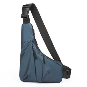NEW Anti Theft Slim Crossbody Chest Bag Concealed Underarm Shoulder Sling BLUE