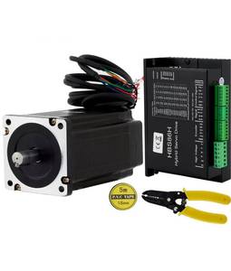 lot 18890 image: VEVOR Nema34 12Nm Closed Loop Stepper Servo Motor 2 Phase Hybrid Driver CNC Kit - Retail $136
