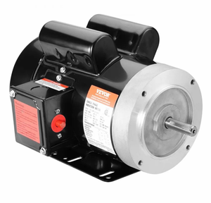 lot 18925 image: VEVOR 1.5HP Electric Motor 1725 rpm, AC 115V230V, 56C Frame, Air Compressor Motor Single Phase, 58 Keyed Shaft, CWCCW Rotation for Agricultural Machinery and General Equipment - Retail $189