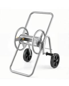 lot 18931 image: VEVOR Hose Reel Cart, Hold Up to 175 ft of 58���� Hose (Hose Not Included), Garden Water Hose Carts Mobile Tools with Wheels, Heavy Duty Powder-coated Steel Outdoor Planting for Garden, Yard, Lawn - Retail $64