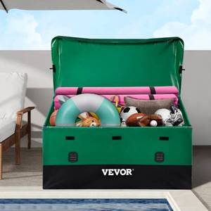 lot 18935 image: VEVOR Outdoor Storage Box Patio Deck Box 230 Gallon Waterproof PE Tarpaulin - Retail $69