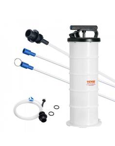 lot 19272 image: VEVOR Fluid Extractor, 1.74 Gallons (6.5 Liters), Manual Hand-Operated Oil Changer Vacuum Fluid Extractor with Dipstick and Hose, Oil Extractor Change Pump for Automotive Fluids Vacuum Evacuation - Retail $42