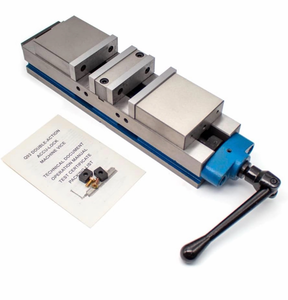 lot 19367 image: iDili Q93 Series 4-inch Double-station Vice Nodular Cast Iron Precision Machine Vise for CNC Milling Machine CNC Center - Retail $425