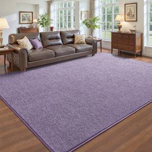 6x9 Light Purple Area Rugs for Living Room Bedroom, Thickened Memory-Foam Throw Carpet, Modern Minimalist Super Soft Kids Boys Girls Rug, Non-Slip and Washable Carpets for Dorm Home Decor - Retail: $70