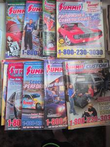 lot 118 image: Summit Racing Equipment Catalogs Lot 7 Issues Performance Coast-to-Coast