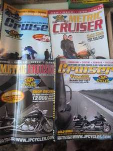 lot 123 image: J&P Cycles Motorcycle Catalog Lot 4 Issues Cruiser Gold Wing Parts