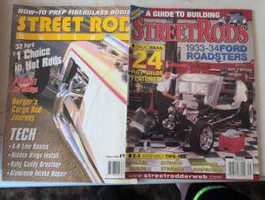 lot 126 image: Street Rods Magazine Lot 2 Issues #12 #24 Hot Rod Customs