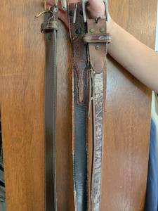 lot 167 image: Nocona Beltco Size 46 Leather Belt N24362222