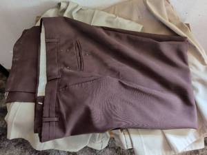 lot 170 image: Puritan Mens Pants Lot 40x29 Khaki Brown Casual