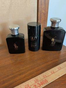 lot 214 image: Ralph Lauren Polo Black Fragrance Collection 3 Piece Lot