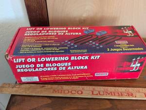 lot 220 image: Superior Automotive Lift or Lowering Block Kit 2 Unassembled Sets
