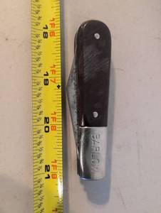 lot 236 image: Barlow Folding Knife with Black Handle