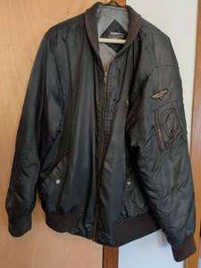 lot 257 image: Possessions Black Bomber Jacket XL