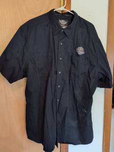 lot 267 image: Harley-Davidson Genuine MotorClothes Short Sleeve Shirt 3XL Black
