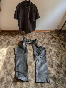 lot 284 image: Harley-Davidson Genuine MotorClothes 2XL Short Sleeve Shirt with Chaps