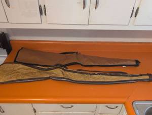 lot 344 image: 2 Fishing Rod Cases with Shoulder Straps
