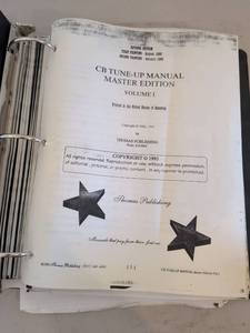 lot 354 image: CB Tune-Up Manual Master Edition Volume I & III Thomas Publishing 1992-1995