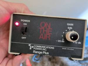 lot 357 image: Communications Power Inc. Range Plus Antenna Amplifier