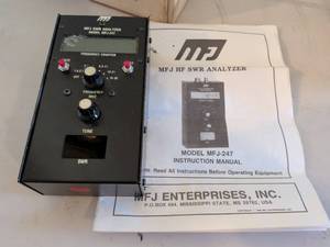 lot 380 image: MFJ MFJ-247 HF SWR Analyzer with Built-in LCD Counter