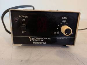 lot 382 image: Communications Power Inc. Range Plus Gain Amplifier