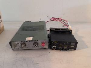 lot 452 image: KRIS Inc. 300M Linear Transceiver with Cobra 19 Ultra II CB Radio