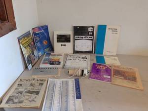 lot 457 image: Amateur Radio Documentation Lot Manuals CB Radio Guides Frequency Lists