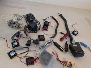 lot 491 image: Mixed Electronics Lot ICFAN Small Fans Diesel #4-7 Echo Level Device Wiring