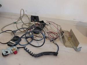 lot 495 image: Royce Chan-L-Matic CB Radio Parts Lot Microphone Wiring Harness Mounting Bracket