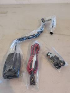 lot 496 image: Galaxy CB Radio Mobile Antenna Mount Kit with Coax Cable and Power Harness