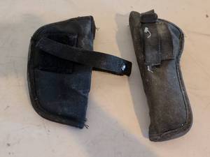 lot 503 image: Black Neoprene Holster Lot 2 pieces