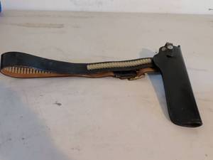 lot 504 image: Leather Rifle Sling with Cartridge Loops