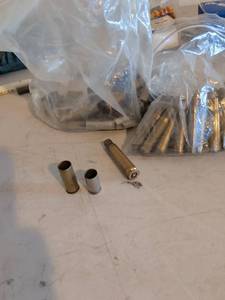 lot 517 image: Fired Brass Cartridge Cases Mixed Caliber Lot