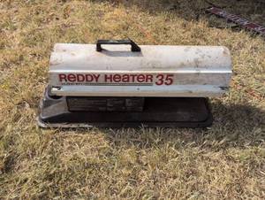 lot 629 image: Reddy Heater 35 35000 BTU Liquid Fuel Fired Portable Space Heater
