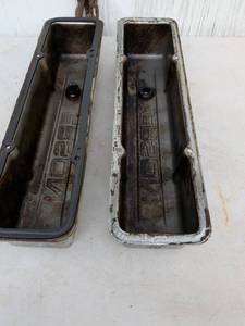 lot 665 image: Erson Valve Covers Pair W200 W201