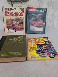 lot 666 image: 4 Automotive Repair Manuals Chilton Motor Truck Hot Tips How-Tos General Motors
