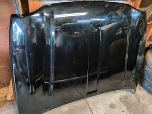 lot 703 image: Automotive Hood Assembly Black Steel