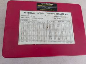 lot 717 image: Storehouse 382 Piece O-Ring Service Kit ASTM D-2000 SAE J200