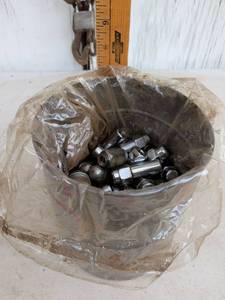 lot 723 image: Lot of Lug Nuts and Wheel Fasteners Mixed Sizes