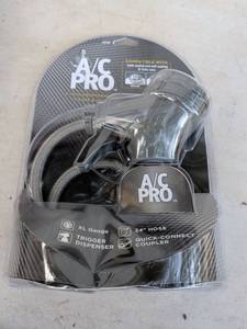 lot 746 image: AC PRO R-134A Professional Gauge & Hose 24 XL Gauge Trigger Dispenser