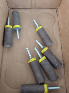 lot 749 image: 6-Piece Grinding Stone and Sanding Drum Set U.S. Pat. 3731437