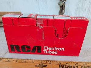 lot 771 image: RCA Electron Tubes Assorted Electronic Components