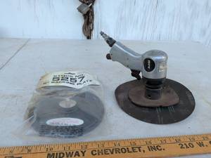 lot 774 image: IMPACT 3050 Air High Speed Sander with 6 inch Backing Plate 5257