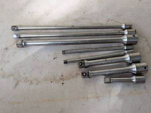 lot 886 image: Husky Socket Extensions 9-Piece Set 12 Drive