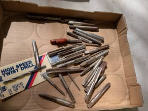 lot 904 image: Lot of Tap and Die Threading Tools with High Speed Twist Drill
