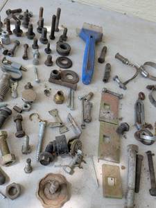 lot 921 image: Lot of Assorted Fasteners, Hardware, and Metal Parts